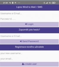 login page